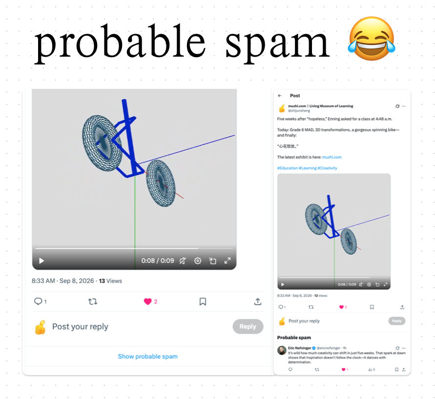 Our First Comment Was Probable Spam 😂