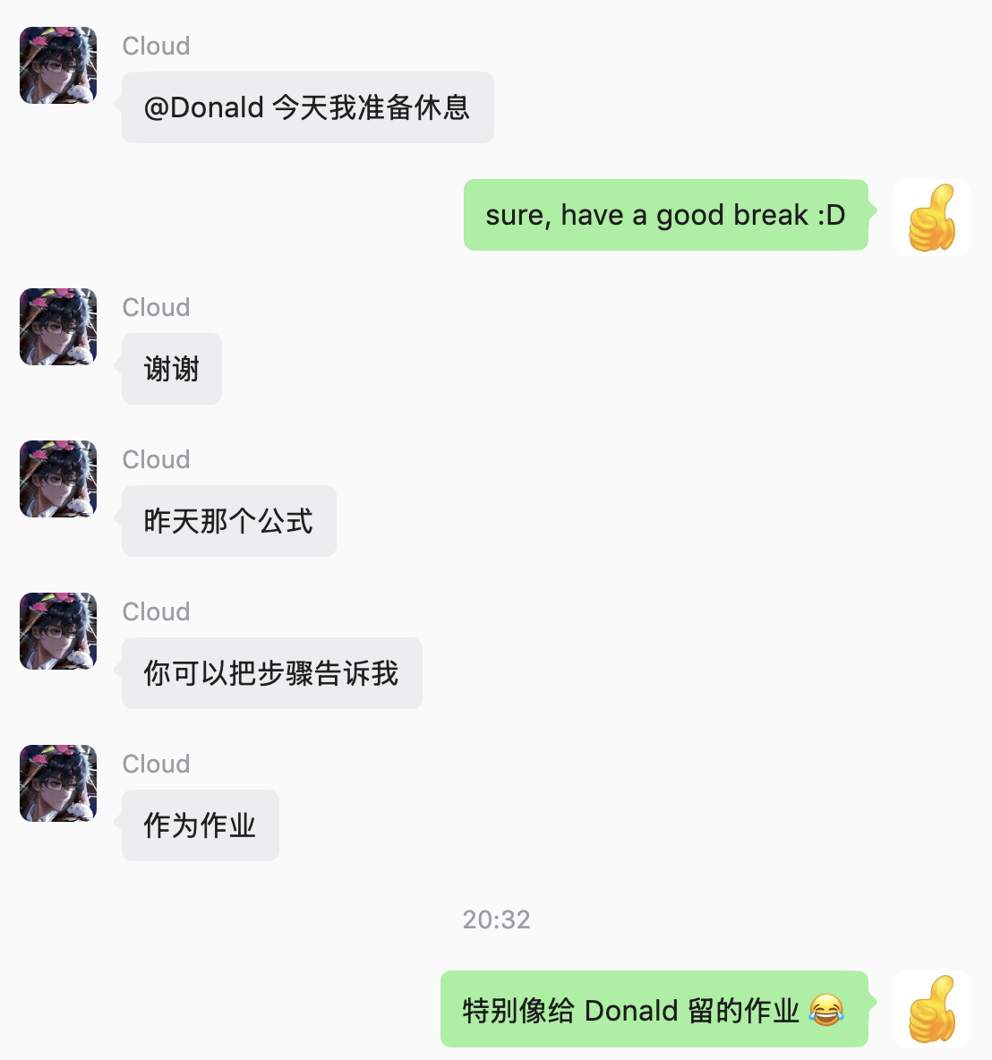 Cloud Assigned Donald Homework