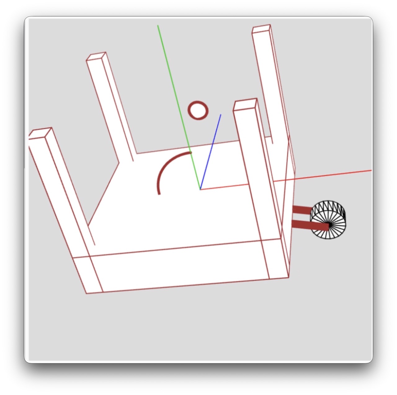 Enning trying to find a way to model the pulley rope
